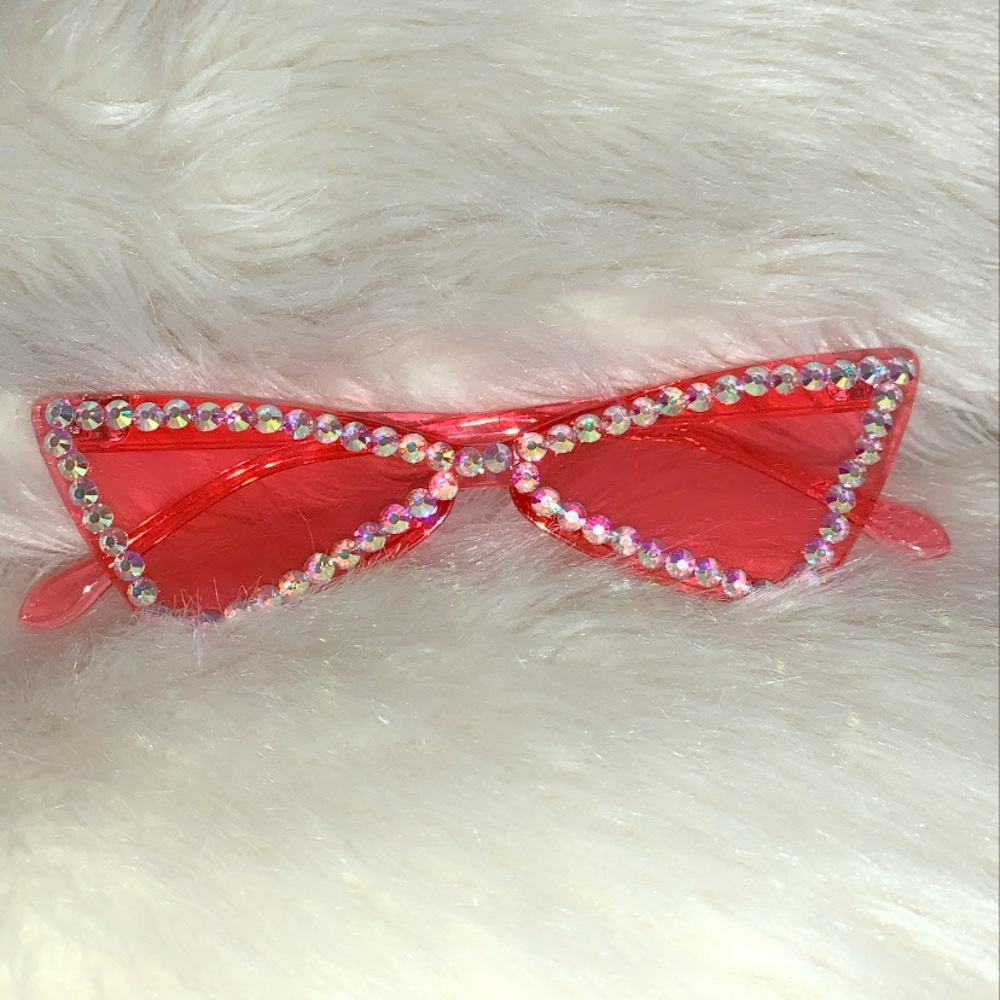 Cat Eye Diamond Glasses